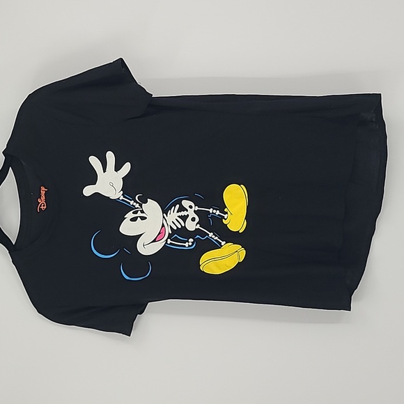 Disney Tops - Disney Halloween Xray mickey mouse shirt black XS